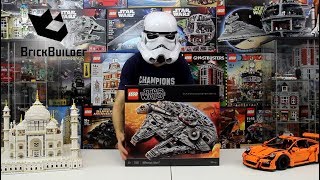 LEGO STAR WARS 75192 Millennium Falcon  Speed Build for Collecrors  Exclusive Unboxing [upl. by Noynek68]