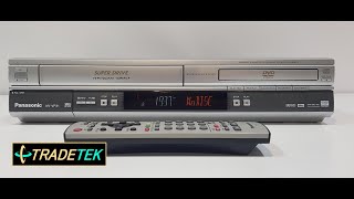 Panasonic NVVP31 DVDVCR Combo Drive  First Look amp Demo [upl. by Inhoj]