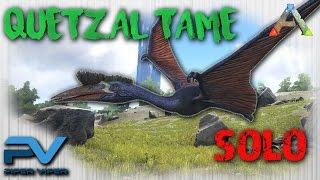 ARK THE CENTER  SOLO TAMING A QUETZAL  FLYING TRAP [upl. by Presber734]