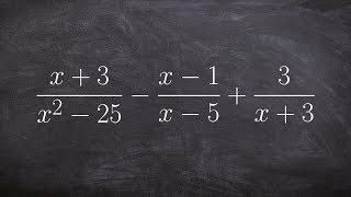 Combining rational expressions [upl. by Ivets]