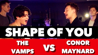 Ed Sheeran  Shape Of You SING OFF vs The Vamps [upl. by Ahrat]