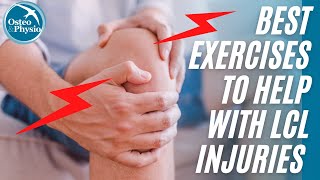 Best exercises to help LATERAL COLLATERAL LIGAMENT injury [upl. by Mallis]