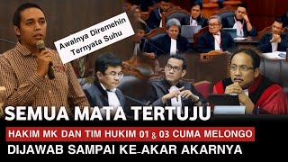 Semua Pertanyaan Dijawab Sampai Ke Akar akarnya Hakim MK 01 amp 03 Kaget [upl. by Link]