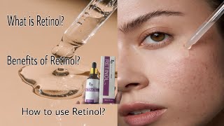 Retinol serum for beginners  Anti aging Retinol creams  How to use Retinol for wrinkles [upl. by Ecirpac31]