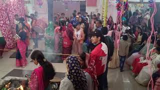 Durga Pooja Celebration in Tawang in Bengali Tradition in October 2024 [upl. by Oiramad]