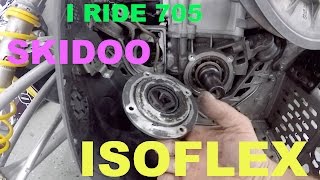 55 How to Change Isoflex grease in skidoo xp crank bearing [upl. by Taddeo]