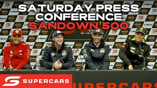 Saturday Press Conference  Penrite Oil Sandown 500  2024 Repco Supercars Championship [upl. by Elgna546]