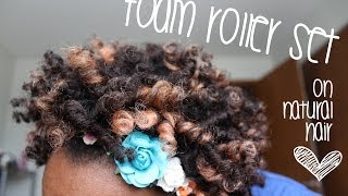 Sponge Rollers Foam rollers Overnight Tutorial l How To Curl Your Hair For Retro Hairstyles [upl. by Wakefield]