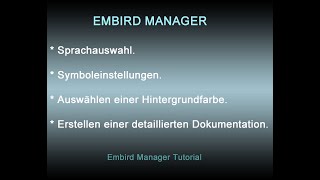 Embird manager tutorial – 1B – Deutsch [upl. by O'Rourke]