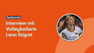 Interview mit Volleyballerin Lena Stigrot [upl. by Greyson725]