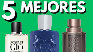 Los 5 MEJORES PERFUMES de hombre en climas INTENSOS [upl. by Rubio]