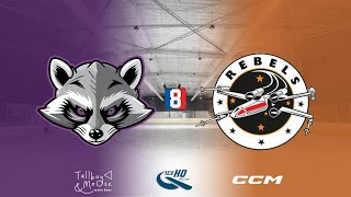 Trash Pandas VS Rebels  Div 8  27th October  IceHQ Rec League ice hockey [upl. by Heins186]