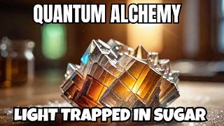 Quantum Alchemy  Trapping Light in Organic Materials  Light Trapped in Sugar [upl. by Wieche]