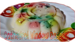 CATHEDRAL WINDOW DESSERT RECIPE [upl. by Rozella796]