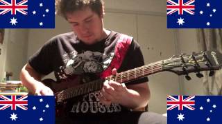 Advance Australia Fair  Australian National Anthem Guitar Cover [upl. by Jammin]