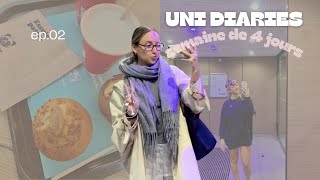 UNI DIARIES EP02  UNE PETITE SEMAINE DE 4 JOURS [upl. by Island582]