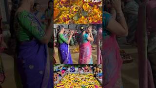 Bathukamma festival 2024🙏❤️  Telangana festivals  Bathukamma  Shorts  Viral  Trending [upl. by Lessur963]