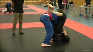 ADCC Norway 2012 BJJ  76 kg Espen Mathiesen vs Johan Aasen [upl. by Gerrie]