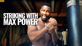 HOW TO STRIKE WITH MAXIMUM POWER  Training with Michael J White [upl. by Barden]