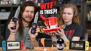 I Buy MY Girlfriend WEIRD Nintendo Switch Accessories [upl. by Duwalt]