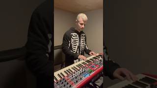 Frankenstein  Edgar Winter Group  Synth Solo Cover [upl. by Aerdnaek]