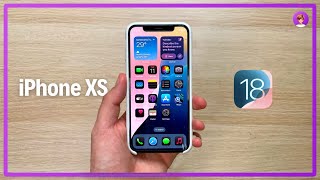 iPhone XS on iOS 18 Beta its Incredible [upl. by Solley964]