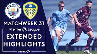 Manchester City v Leeds United  PREMIER LEAGUE HIGHLIGHTS  4102021  NBC Sports [upl. by Oakman]