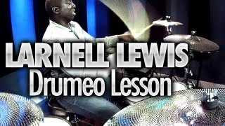 Larnell Lewis Drumeo Lesson Yamaha DTX 950K Drums amp Zildjian Gen16 Cymbals [upl. by Ahsinirt]