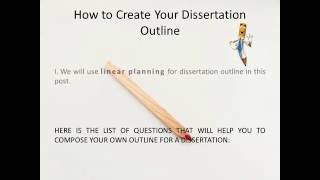 How to Create Your Dissertation Outline [upl. by Ambrogino]