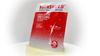 BURNSHIELD EMERGENCY BURN CARE DRESSING 100mm x 100mm 4″X4″ [upl. by Ylime385]