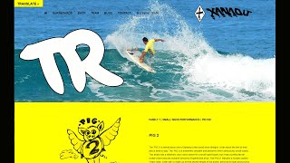 TONY ROBERTS surfing the 53quot XANADU PIG 2 in NICARAGUA and COSTA RICA [upl. by Schaab]