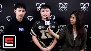 RNG Uzi talks getting out of groups at worlds 2018  Worlds 2018 Group Stage [upl. by Nipsirc]