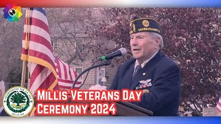 Millis Veterans Day Ceremony 2024 [upl. by Nowell]