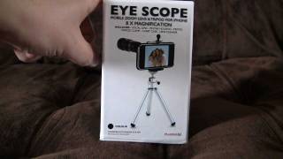 Eye Scope iPhone Telephoto Lens Review [upl. by Ferdinande]