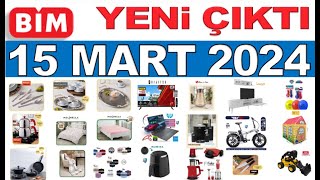 BİM 15 MART 2024 KATALOĞU  BİM MARKET CUMA AKTÜEL ÜRÜNLER  RESMİ KATALOG [upl. by Anesusa]