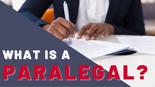 What is a Paralegal [upl. by Zoller]