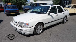 1989 FORD SIERRA RS COSWORTH  MATHEWSONS CLASSIC CARS  9 amp 10 JUNE 2023 [upl. by Rimaa]