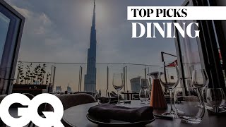 8 Restaurants With A View In Dubai  GQ Middle East [upl. by Remat602]