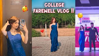 College Farewell Vlog Killer Outfit Epic Moments  AMULYA RATTAN [upl. by Vish]