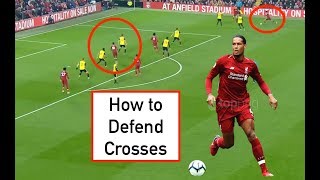 How to defend crosses  Joner 1on1 Football Training [upl. by Enniotna]