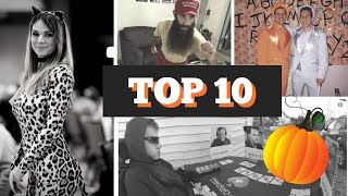 Top 10 Halloween Costumes by Poker Players [upl. by Grimona978]