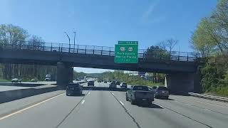 Parsippany Area New Jersey United Stated  Interstate 80 280 Eisenhower Parkway NJ USA [upl. by Kerrison]