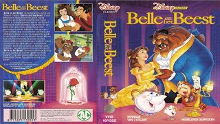 Disney VHS intro NL  Belle en het Beest 1991 [upl. by Aerdnaeel]