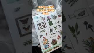 hobbylobby stickers planneraddict Got New Agenda 52 stickers from Hobby Lobby YoYoFinds [upl. by Maon]