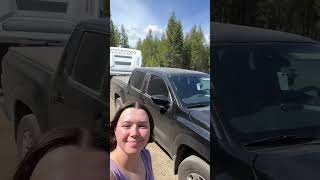 Driving to crater Lake today Trailer Oregon Outdoors Travel NationalPark VanLife [upl. by Anairotciv]