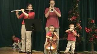 Carol of the Bells  2009 Tate Family Video Christmas Card [upl. by Etnovert532]