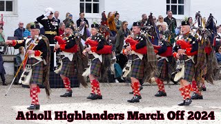 Atholl Highlanders March Off 2024 [upl. by Bowrah570]