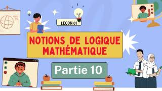 p10math1bacLogiqueRaisonnement par équivalenceR par double implication p1 SM SEX SECO [upl. by Conlin]