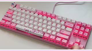 Varmilo Sakura VA87M MX Red Silent typing test [upl. by Semajwerdna255]