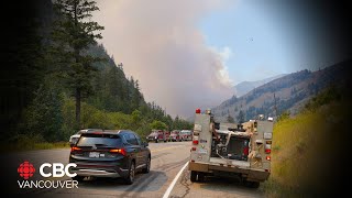 More homes under evacuation alert as crews battle Keremeos Creek Wildfire [upl. by Annaeoj712]